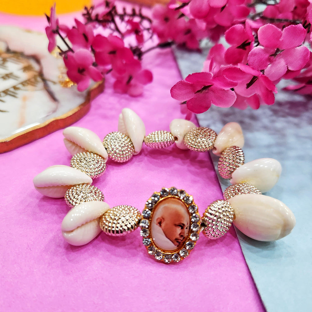 CraftsCart koodi Guruji Swaroop Bracelet | Guru Ji Bracelets | Handmade  Stylish Guruji Gemstone Bracelet for Men/Women/Ladies/Kids