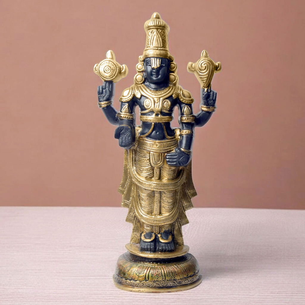 Embrace the divine power and energy of Kali Mata with this intricately handcrafted 6-inch Brass Kali Mata Idol. Known as the goddess of destruction, transformation, and liberation, Kali Mata represents the removal of negativity and the triumph of good over evil.