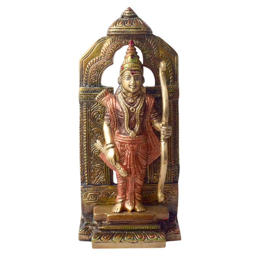 The 8.7 Inch Elegant Antique Brass Ram with Bow Statue is a beautifully crafted piece that exudes strength, power, and grace. The statue features a detailed ram, poised with a bow, symbolizing courage, protection, and determination. Made from high-quality antique brass, it boasts an intricate design that brings out the elegance and majesty of the ram in a timeless style.