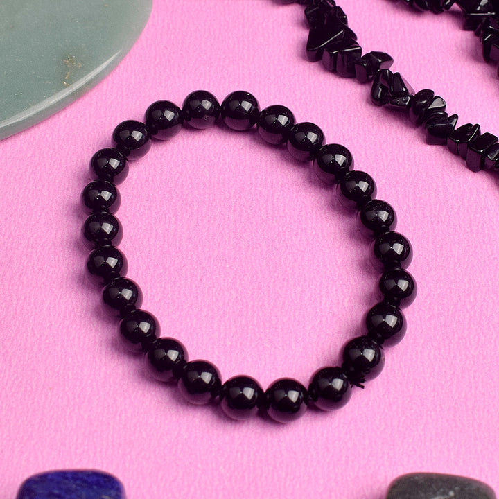 Buy Certified & Energised Black Onyx Bracelet Online - Know Price and  Benefits — My Soul Mantra