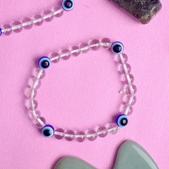 Buy El Regalo Evil Eye Japanese Miyuki Seed Beads Lucky Unisex Bracelet |  Handmade 100% Authentic Japanese Miyuki Seed Beads Bracelets (Blue) at  Amazon.in