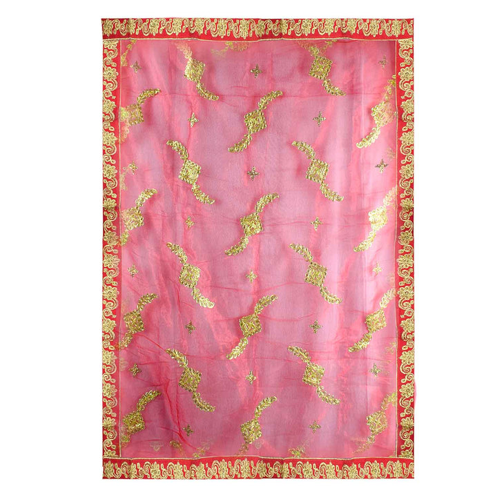 Enhance your spiritual rituals with this beautiful Mata Ki Chunri, designed with intricate golden winged motifs. Measuring 212 cm (83.5 inches) in length and 102 cm (40 inches) in height, this Chunri is crafted from premium-quality fabric with delicate gold detailing. Ideal for Navratri, Durga Puja, temple offerings, and home decor, it adds a divine touch to your prayers and celebrations.

🛍️ Shop authentic Mata Ki Chunris, Devi Chunaris, and more at Satvik Store for all your pooja and festive essentials. 