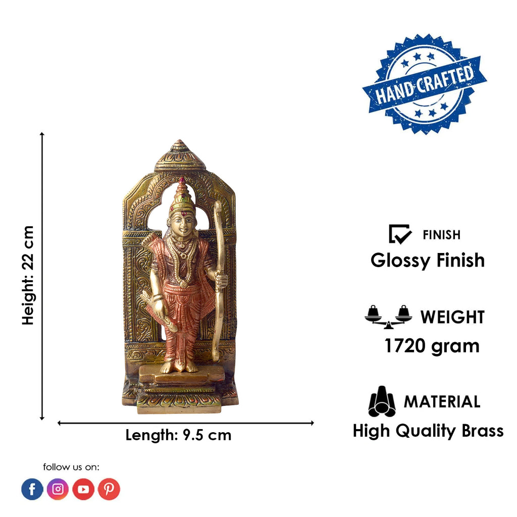 The 8.7 Inch Elegant Antique Brass Ram with Bow Statue is a beautifully crafted piece that exudes strength, power, and grace. The statue features a detailed ram, poised with a bow, symbolizing courage, protection, and determination. Made from high-quality antique brass, it boasts an intricate design that brings out the elegance and majesty of the ram in a timeless style.