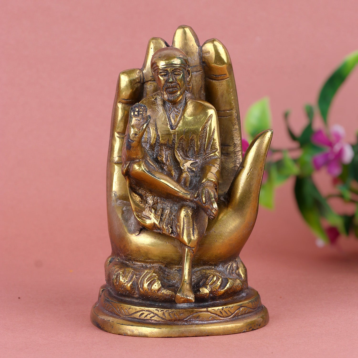 925 sterling silver handmade Divine Hindu idol deity Sai Baba statue murti  divine Statue Sculpture figurine puja article gifting art163 | TRIBAL  ORNAMENTS