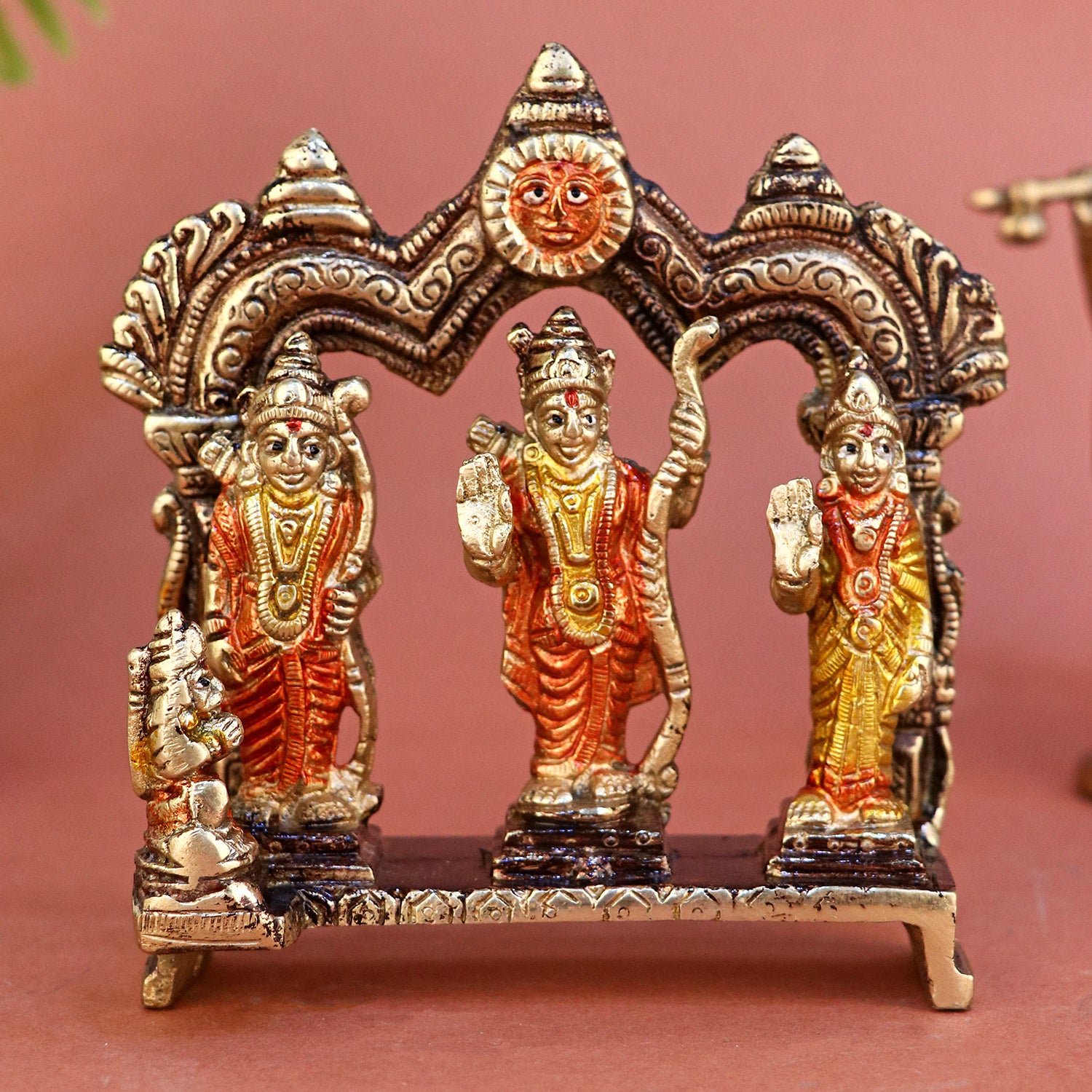 24 INCH Ram Darbar Brass Statue/idol, Indian Brass Art