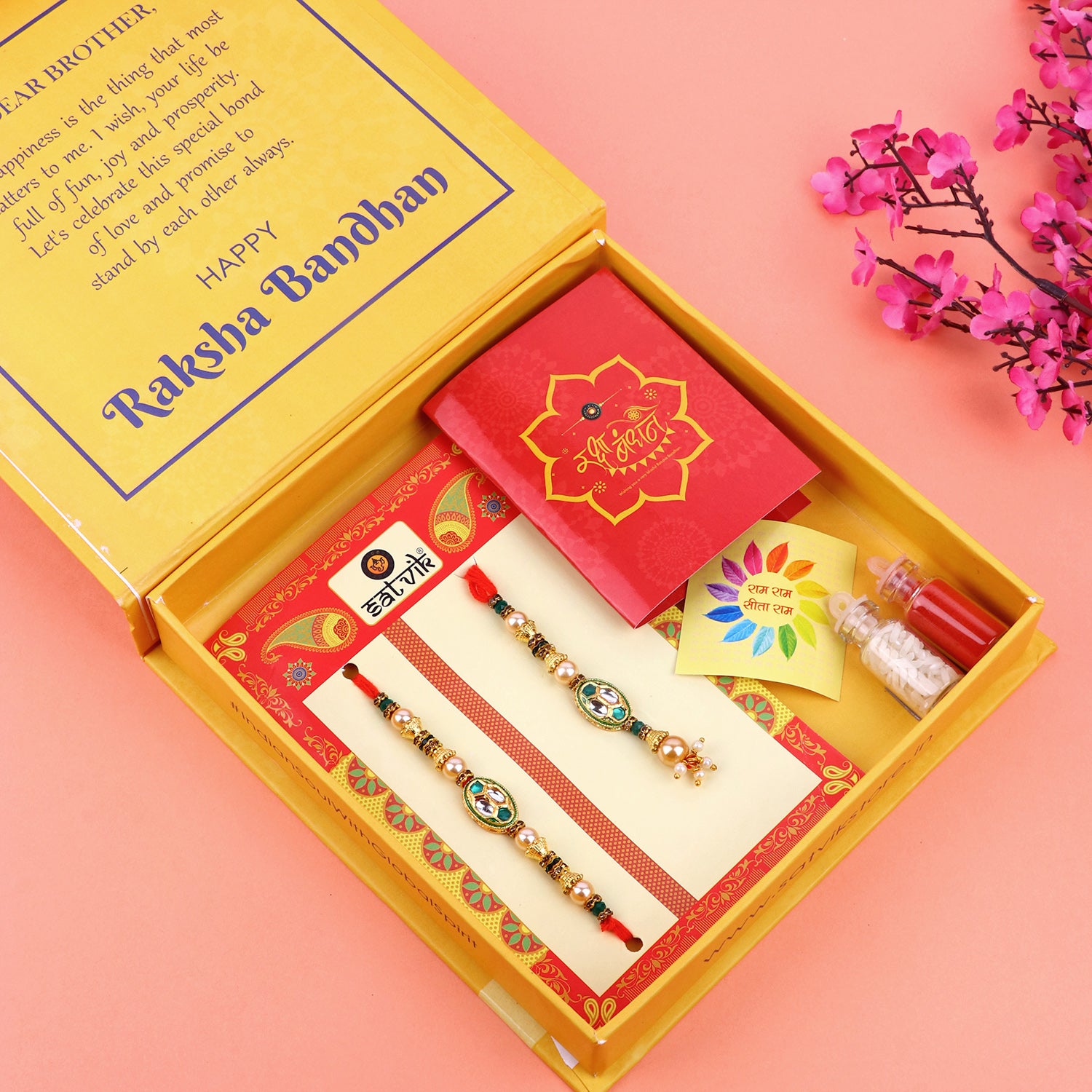Buy Celebration of Excellence: Premium Rakhi Gift Box | Satvikstore.in