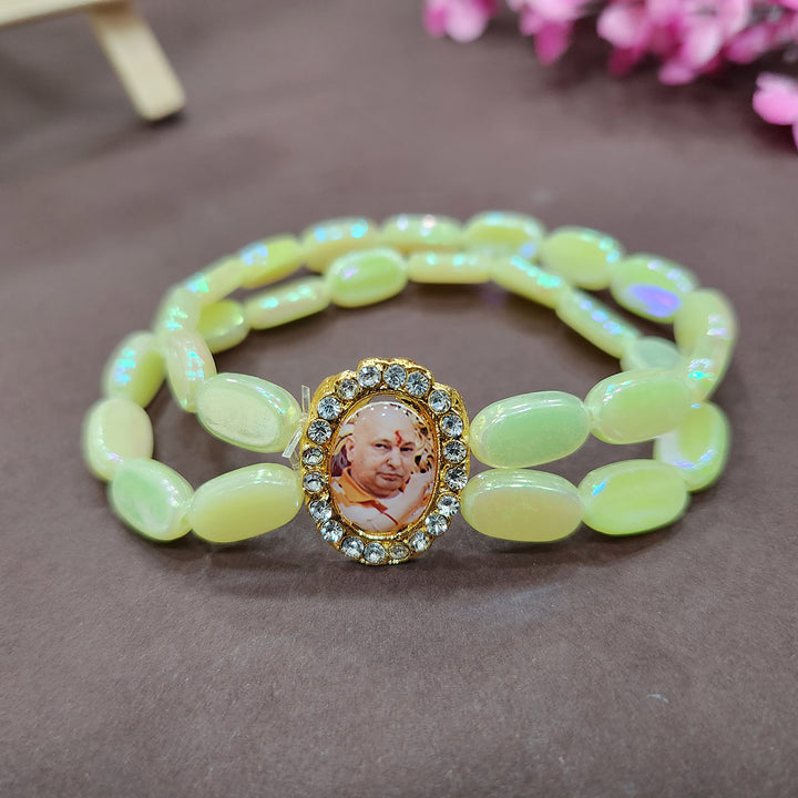 Buy Jai Guruji Swaroop Bracelet| Blessing of Guruji |Stylish Handmade  Gemstone at Amazon.in